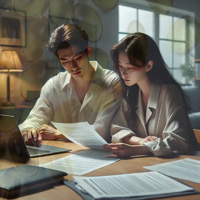 법정 서류 이미지